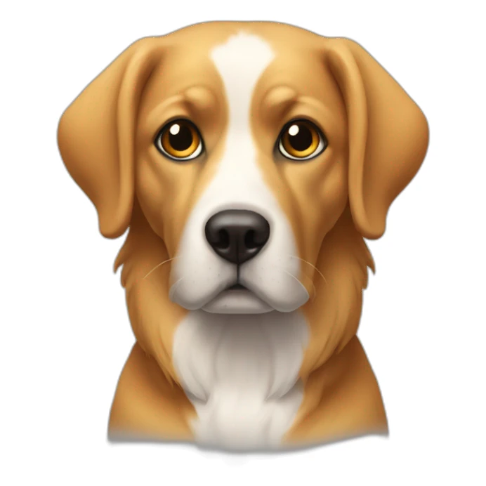 chien avec un seul oeil sticker