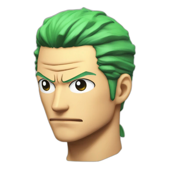 roronoa zoro buste sticker