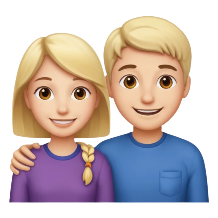 Friend, helper, one person sticker