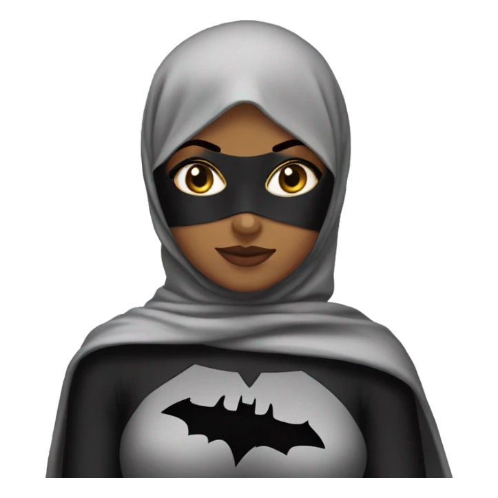 batgirl with hijab sticker