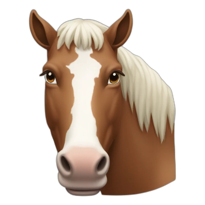 Cheval bœuf sticker