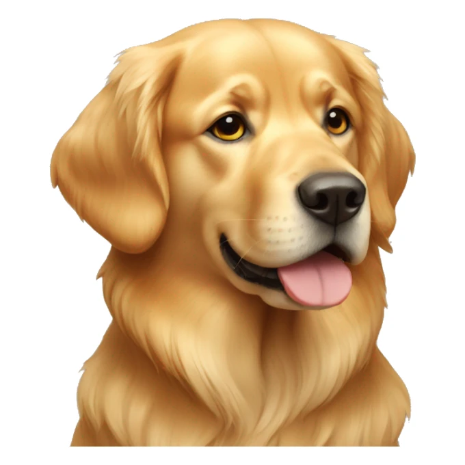 Golden retriver sticker