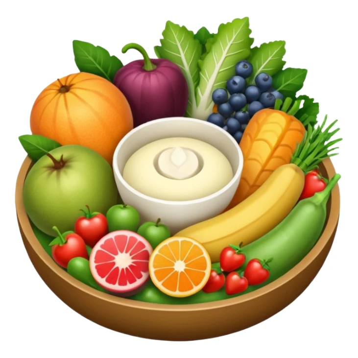 balanced diet icon sticker