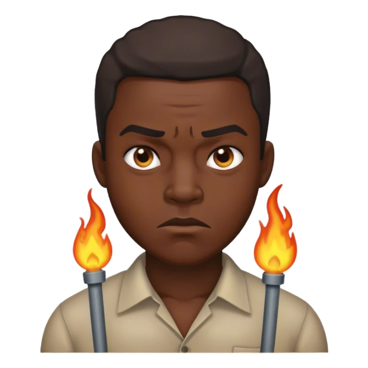 Black guy gaslighting  sticker