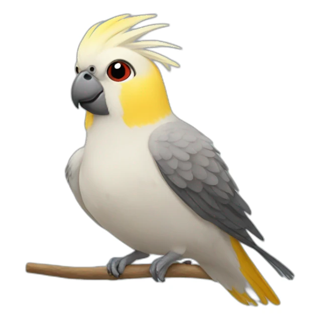chill cockatiel sticker