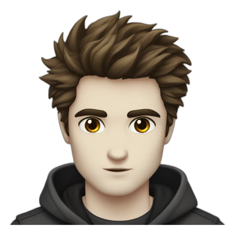 Emo edward cullen movie poster sticker