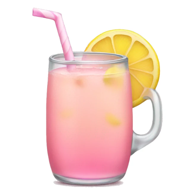 Pink lemonade, cutesy  sticker