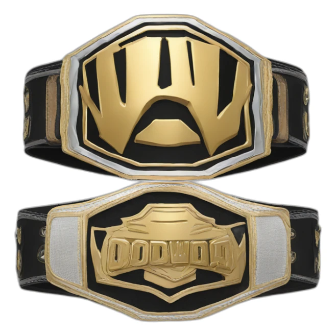 WWE Champion Belt sticker