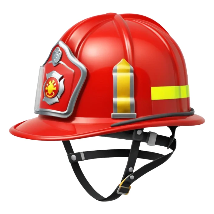 firefighter's hat sticker