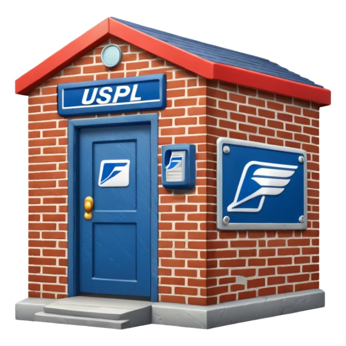 USPS post office sticker