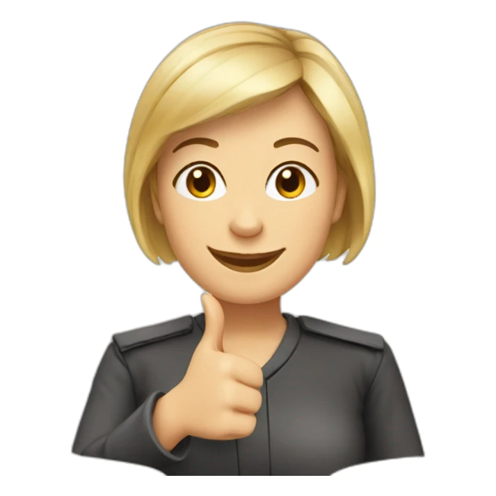 Valérie Pécresse thumb up sticker