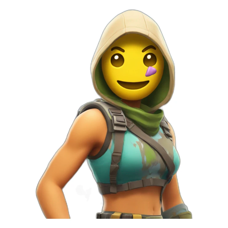 fortnite met een wapen sticker