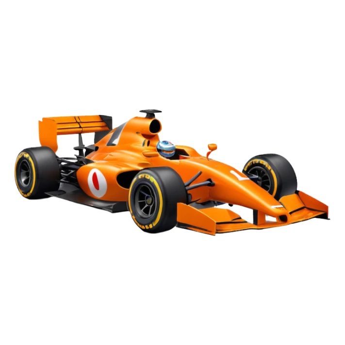 mclaren formula 1 car sticker