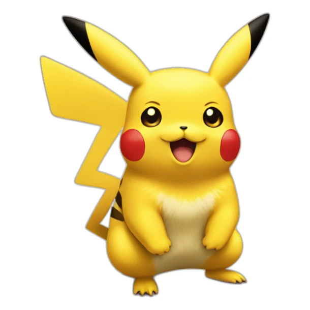 Pikachu sur carapuce sticker