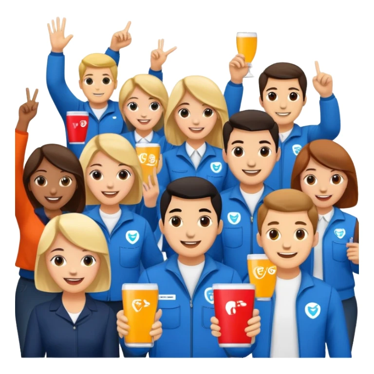 Сделай стикерпак для нашей компании, мы часто гуляем и сидим в тг, сделай специальный эмодзи в стикерпаке, чтобы каждый мог поставить его себе в профиль, чтобы все знали, из какой он компании sticker