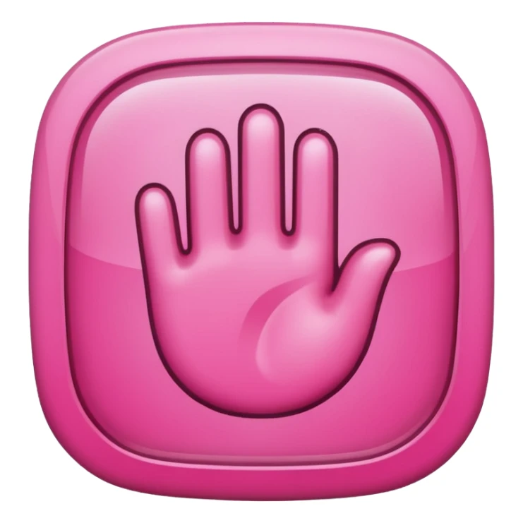 button that says "OK" on a pink background sticker