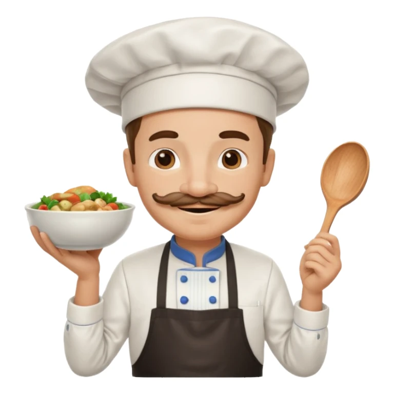  Chef Holding Bowl sticker