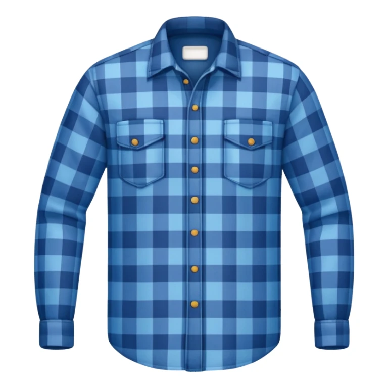 blue lumberjack shirt sticker