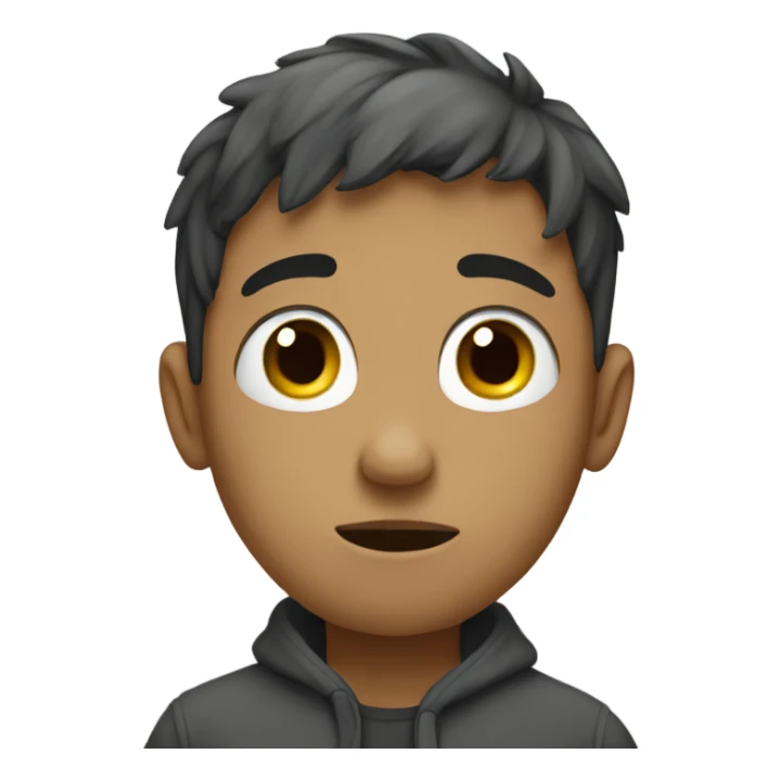 boy in solitude sticker