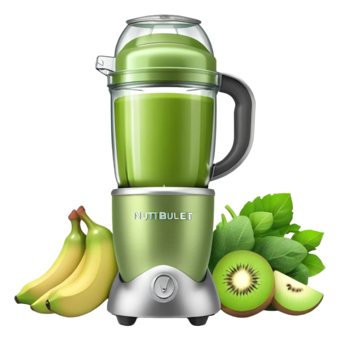 Emoji de una nutribullet verde clarito sticker
