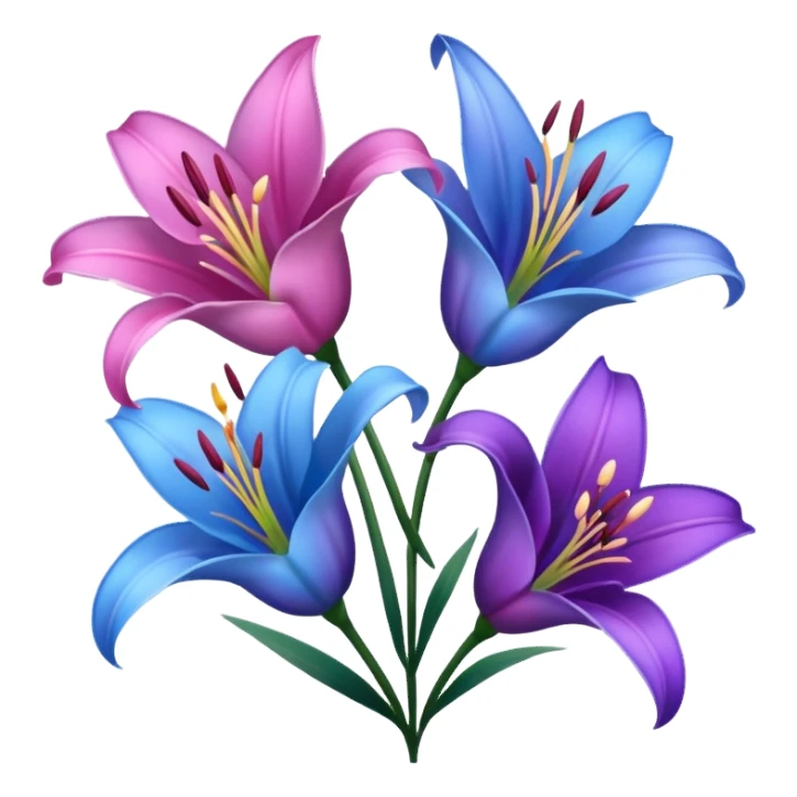 pink purple and blue lillie’s  sticker