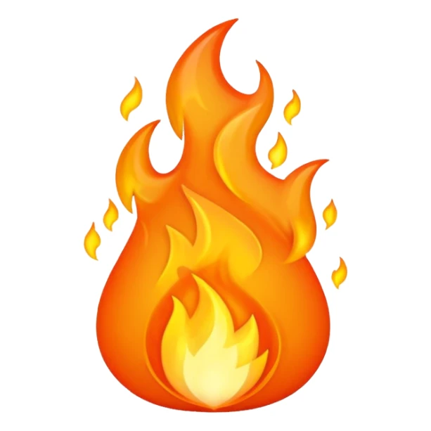 flame sticker