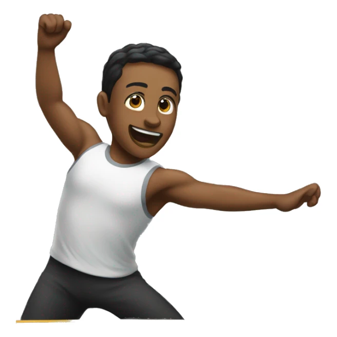 A person who makes a competition trampoline sticker