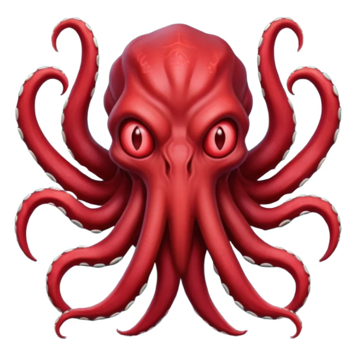 DarkRed The Mind Flayer sticker