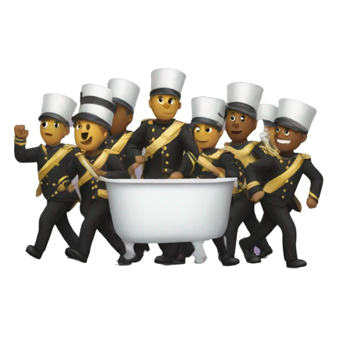 marching tub sticker