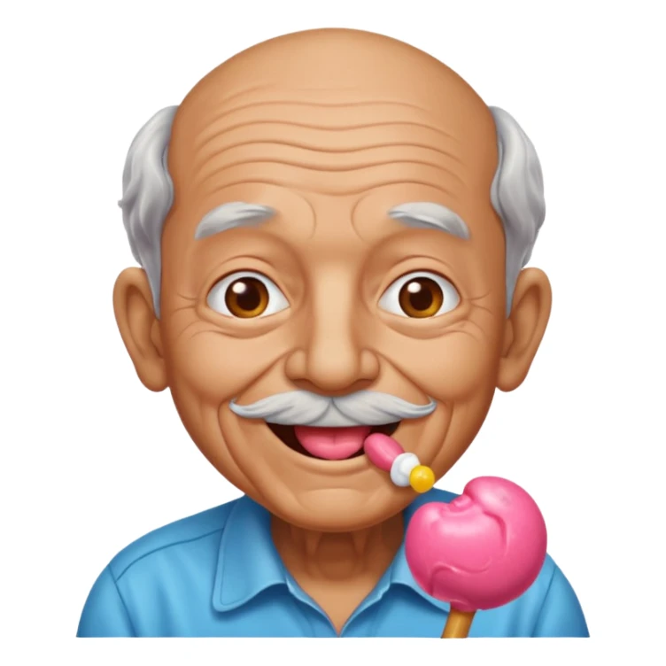 Grandpa xhewing bubblegum sticker