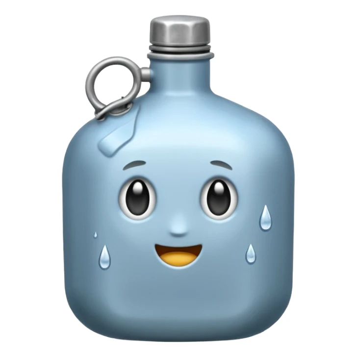 Camp Essentials, canteen,negative:character. sticker