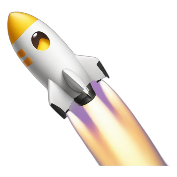 emoji with remazing logo and a rocket sticker