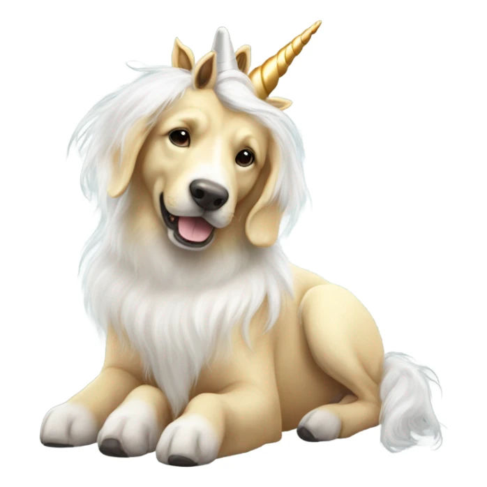 unicorn riding a dog sticker