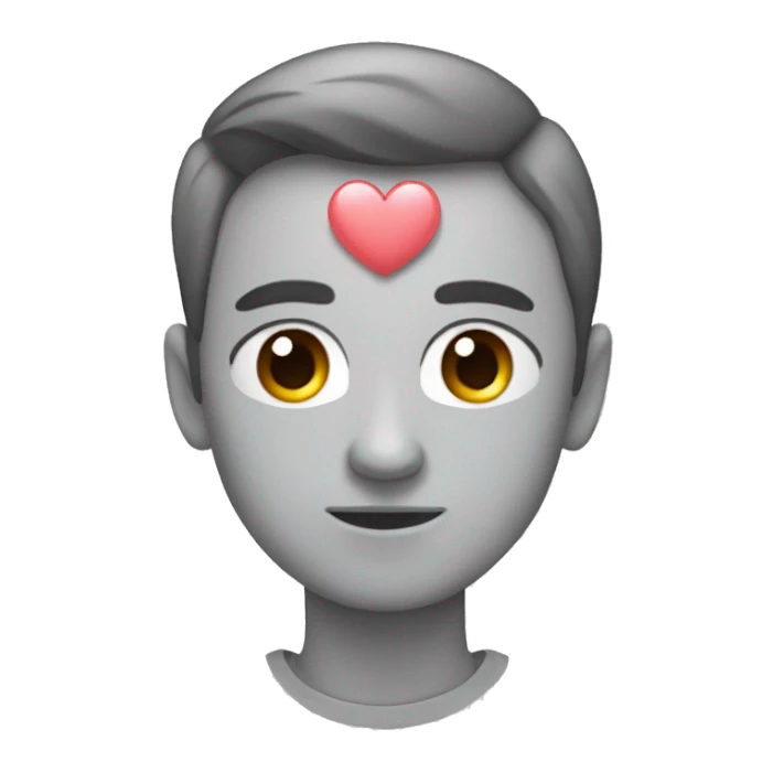  símbolo de Psicología con corazón  sticker