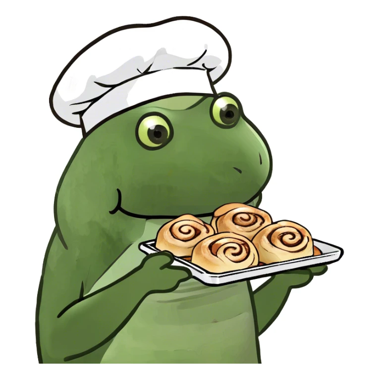 Cinnamon roll sticker
