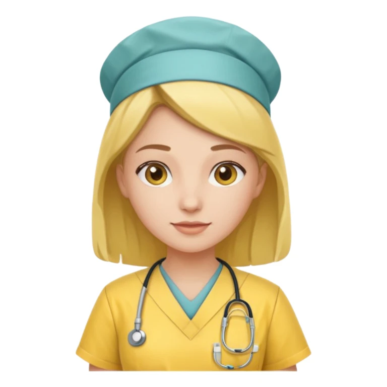Nurse wearing yellow sticker