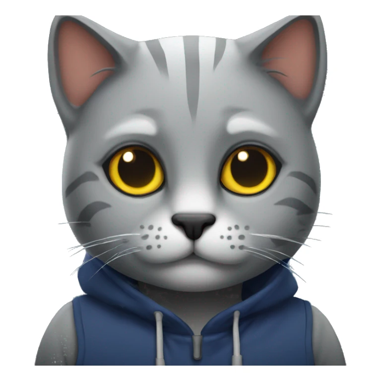 Nocturnal crew cat sticker