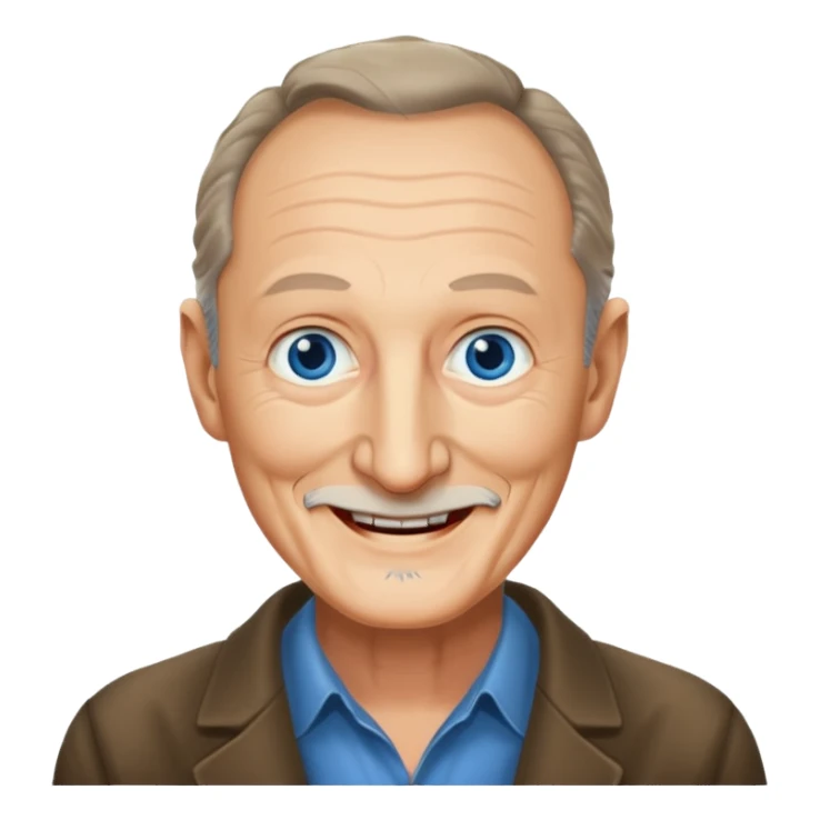 Robert Englund with blue eyes sticker