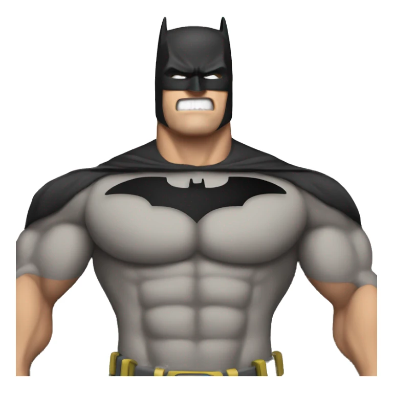 muscle batman sticker