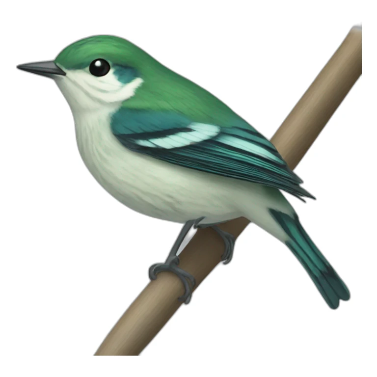 Cerulean warbler sticker