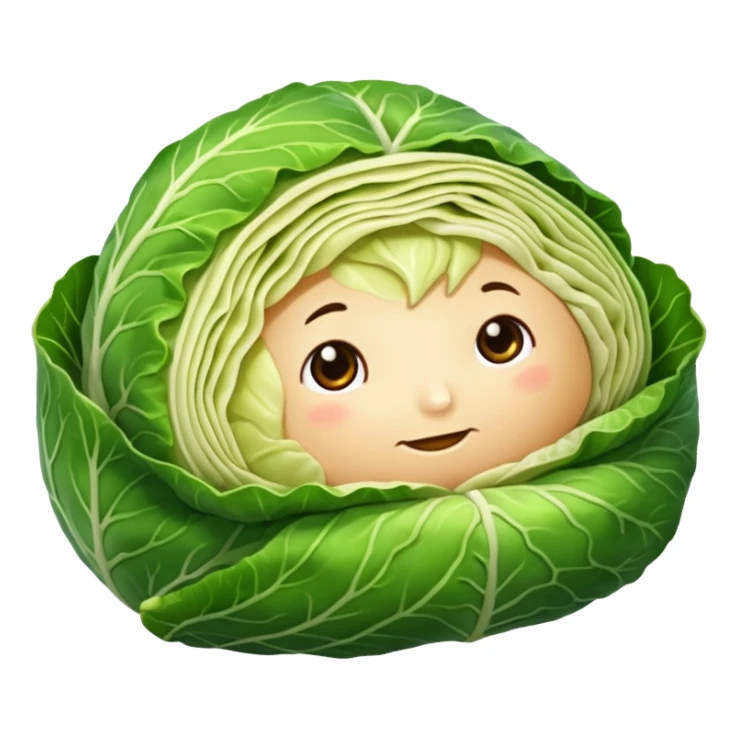 Cabbage roll  with no face sticker