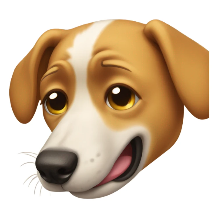 Dog crying  sticker