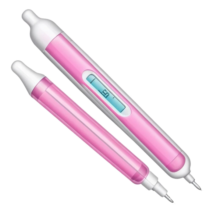 Positive pregnancy test  with two lines sticker