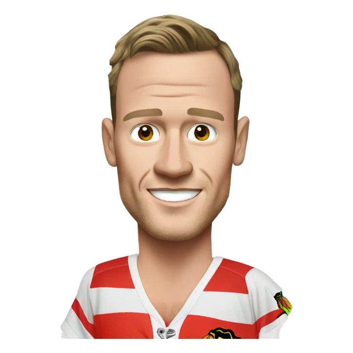 Jonathan Toews as beach bum sticker