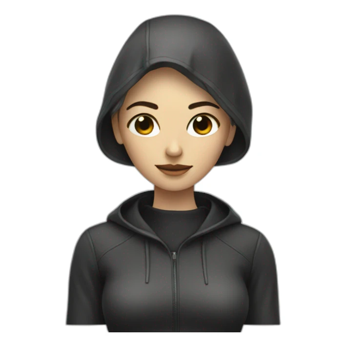 Femme avec tête de mort sticker