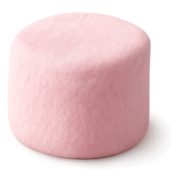 pink marshmallow sticker