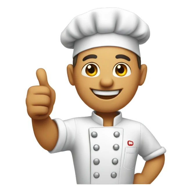 Chef Giving a Thumbs Up sticker