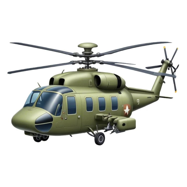 military helicopter sticker