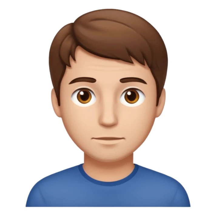 i need an image like this with a brown haired man 👨🏻‍🏫 sticker