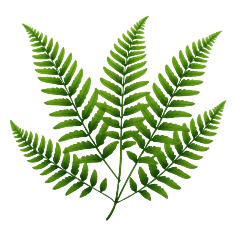 green fern sticker